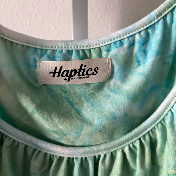 Haptics by Holly Harper Tie Dye Ruffle Tank - Picture 4 of 4